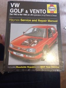 Haynes VW GOLF Mk3 GTI CABRIOLET VENTO Owners Manual. New And Sealed!!!