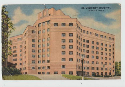 St. Vincent Hospital Toledo, Ohio vintage postcard 5524