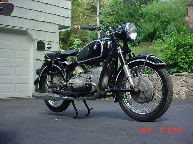 Tested 1966 triple matching bmw r69s motorcycle with only 16,082 miles