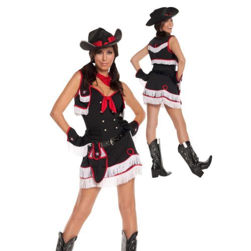 Morris Costumes Mo9573Sm Sexy/Costumes/Cowgirls Dirty Desperado And Hat Small