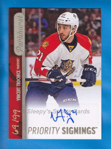 15-16 parkhurst priority signings vincent trocheck auto 69/99 2016 spring expo