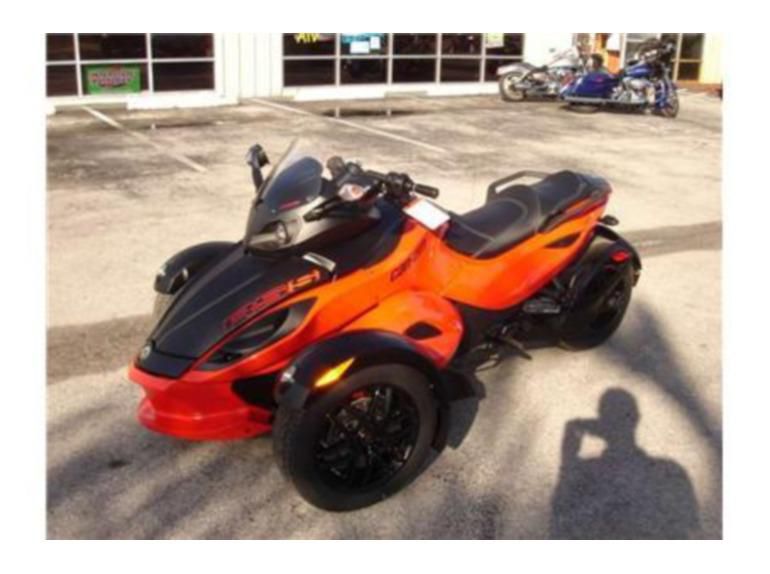 2012 can-am spyder rs-s se5  sport touring 