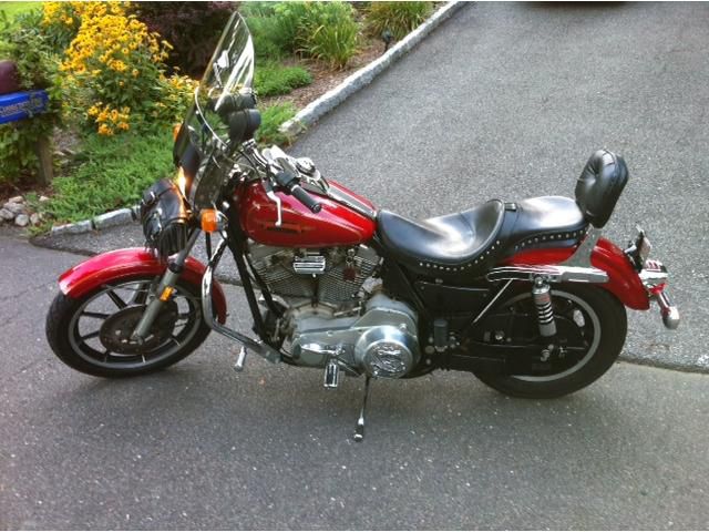 1984 HARLEY DAVIDSON MOTORCYCLE FXRT RED, 1340 cc, EXCELLENT CONDITION