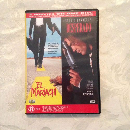 EL MARIACHI &amp; DESPERADO R4 DVD FREE POST