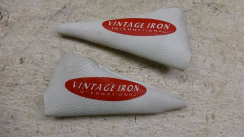 1971 hodaka ace 100 S643~ vintage iron lever covers boots