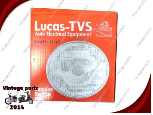 Vincent 7&#034; lucas headlight head lamp bean unit without pilot hole