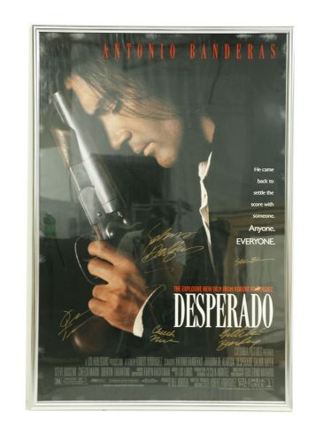 Desperados - Movie Poster - Signed - Framed - Under Plexiglass - 41x28