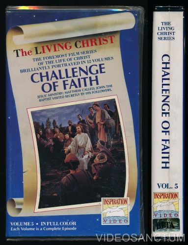 Religious beta not vhs the living christ vol. 5 challenge of faith inspiration