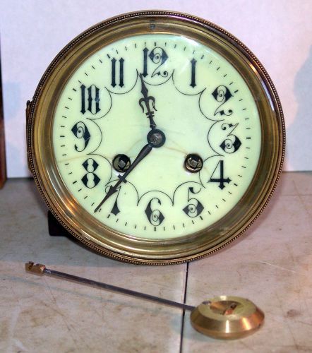 Antique 1880&#039;s striking French clock, movement only, by Vincent Paris - working