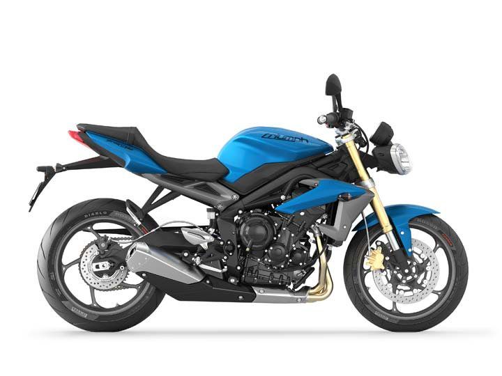 2013 triumph street triple abs - caribbean blue