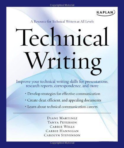 Kaplan technical writing - carrie hannigan