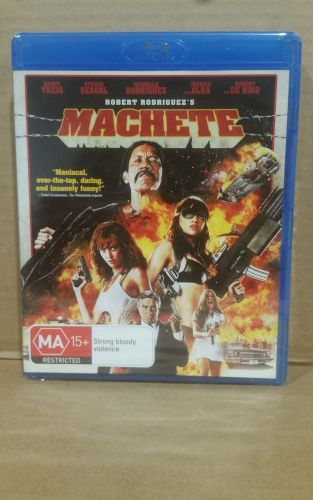 MACHETE (Blu-ray,) Brand new and sealed DANNY TREJO STEVEN SEGAL JESSICA ALBA, AU $10.50, image 1