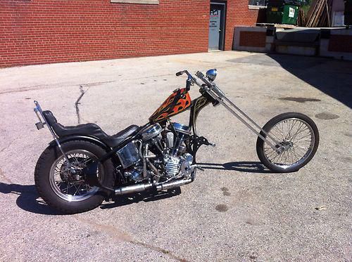 Vintage 1948 Harley Davidson Panhead Survivor Chopper