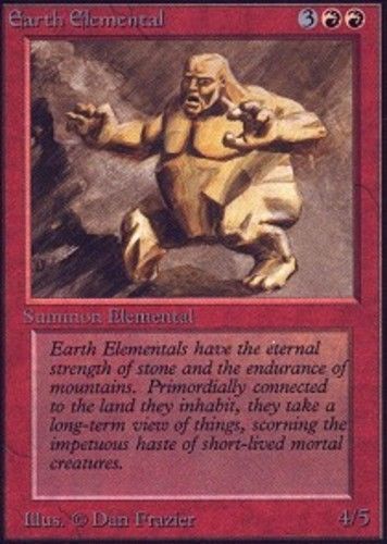 Earth elemental x1 (beta) mtg (nm) *ccghouse* magic