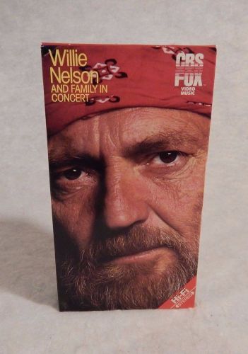 Betamax Beta WILLIE NELSON AND FAMILY IN CONCERT 1983