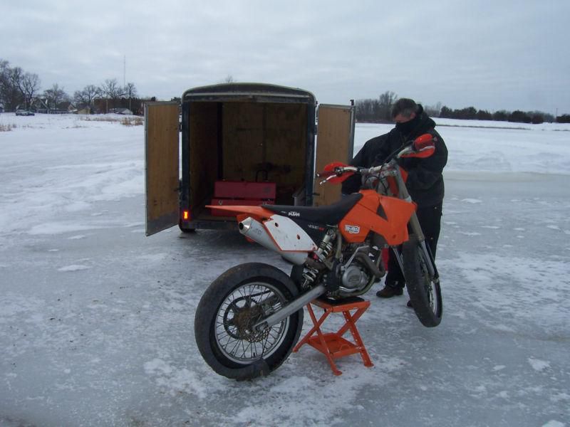 Ice racing ktm 450 sx 2004 dirtbike