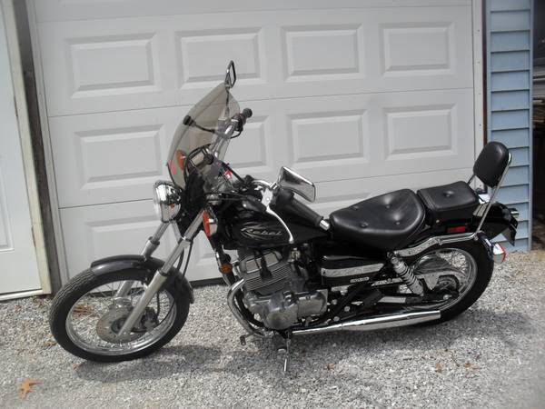 2009 honda 250 rebel only 450 miles