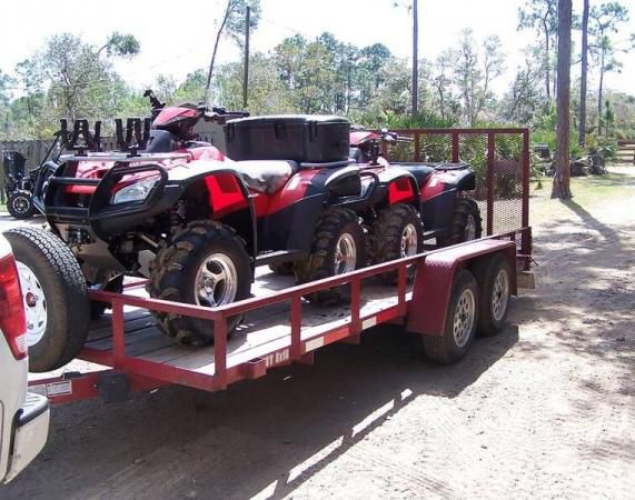 Package deal for 2 Atvs 2006 Honda Rincon with trailer ready to go anywhere you