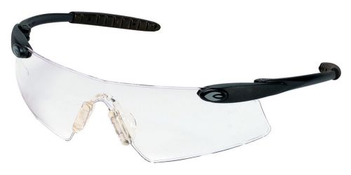 CREWS DESPERADO SAFETY GLASSES BLACK/CLEAR FREE EXPEDITED SHIPPING