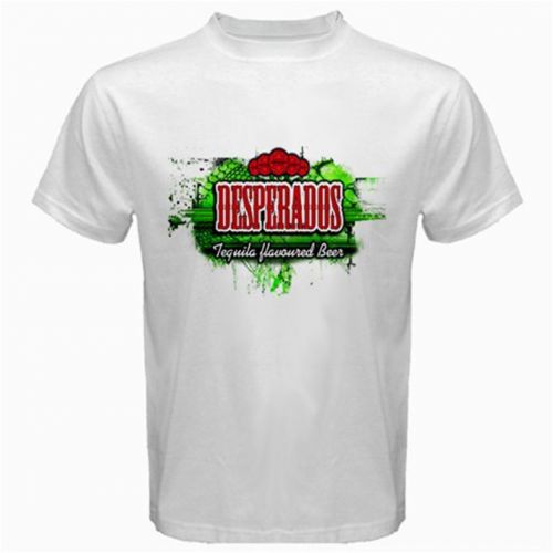 &#034; Desperados &#034; Beer Logo New White T-Shirt