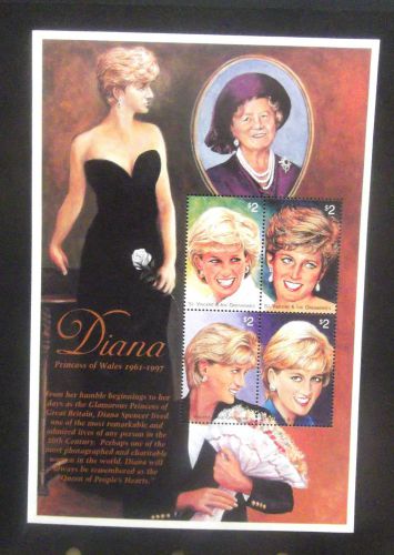 St vincent &amp; grenadines-1997-princess diana memoriam sheetlet-mnh