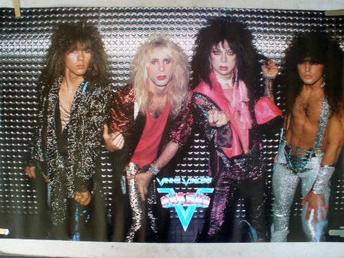 Rare vinnie vincent invasion 1986 vintage original music poster