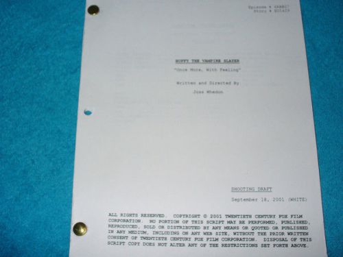 Buffy the vampire slayer musical script sarah michelle gellar - alyson hannigan