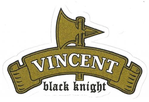 VINCENT BLACK KNIGHT MOTORCYCLE Vinyl Sticker Decal