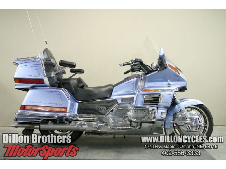 1990 honda gl1500 - gold wing - blue 