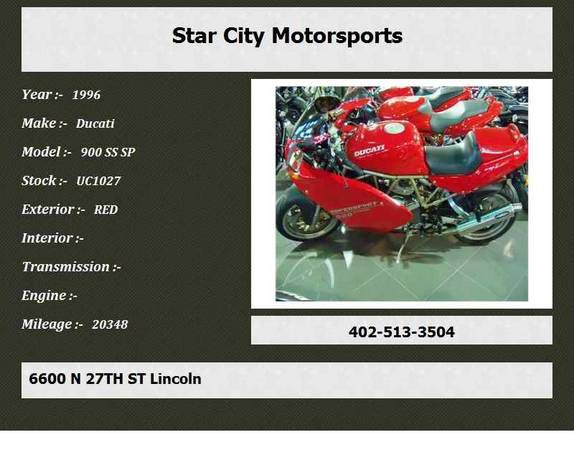 1996 Ducati 900 SS SP