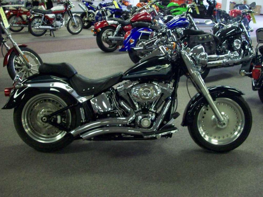 2008 harley-davidson flstf softail fat boy  cruiser 