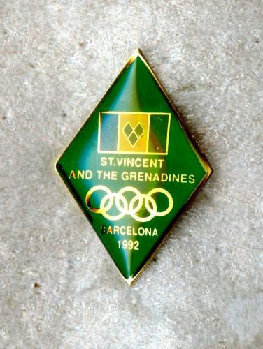 Noc st. vincent and the grenadines 1992 barcelona olympic games pin