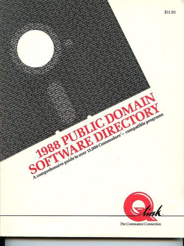 Commodore 1988 Public Domain Software Directory Q-Link AOL