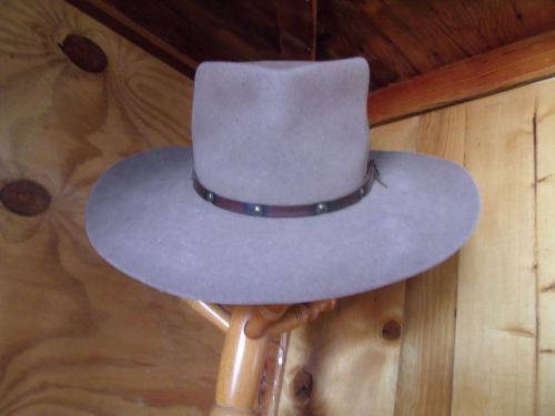 Cowboy desperado vintage old west bailey gun fighter hat 7 1/8