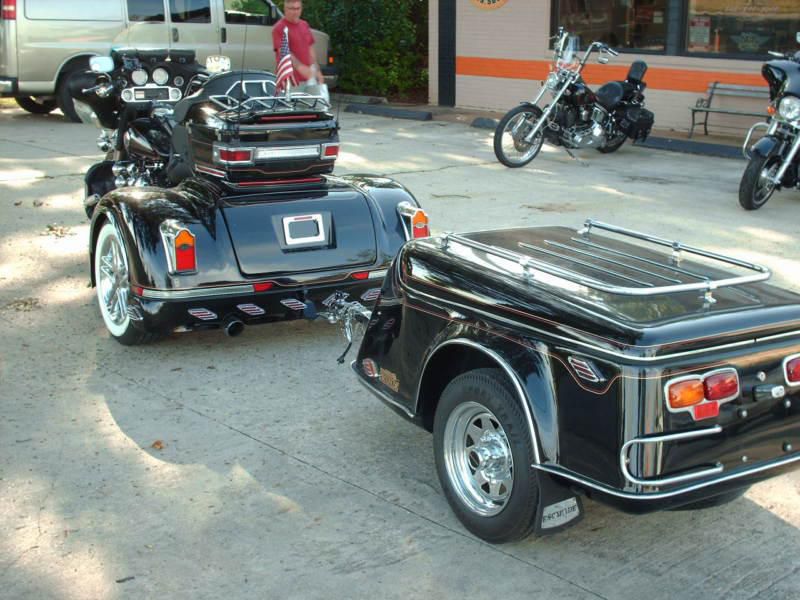 1999 harley ultra classic w/ california side car trike conversion with trailer