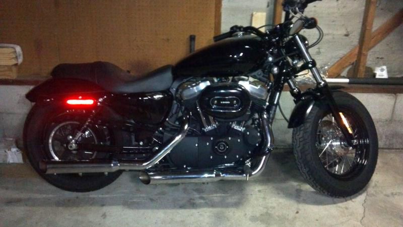 2010 hd sportster fortey-eight (black w/blacked out engine)