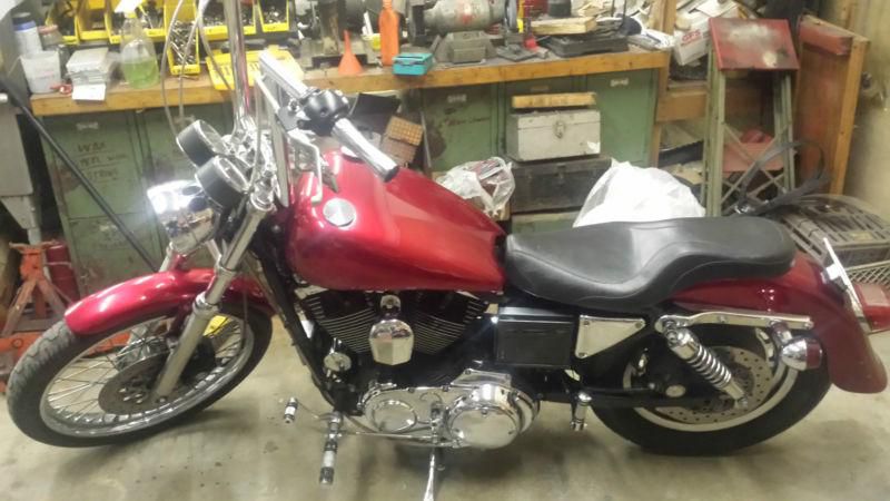 1997 harley davidson sportster 1200 custom with over $3700 in extras