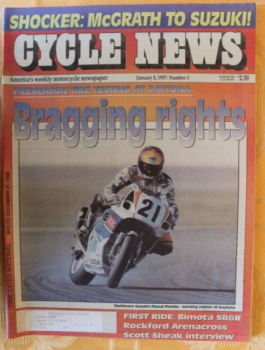 Cycle News January 8 1997 Bimota SB6R Daytona Rockford IL Arenacross Scott Sheak