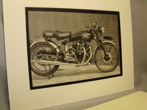 1949 Vincent Series C Black Motorcycle Exhibit From National Motorcycle Museum