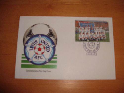 Stamp First Day Cover ST VINCENT LEEDS UNITED AFC 12th December 1987 Football