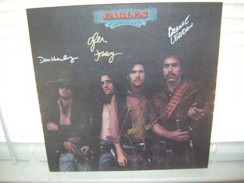 THE EAGLES SIGNED LP DESPERADO X4 GLENN FREY DON HENLEY