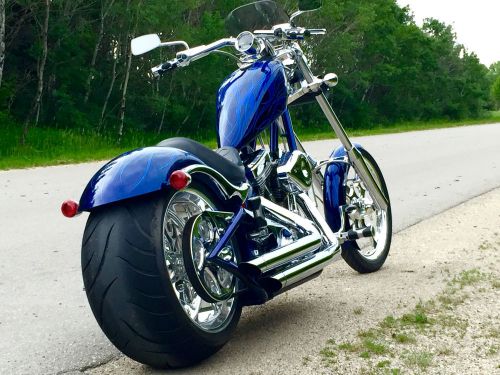 Custom built motorcycles: chopper