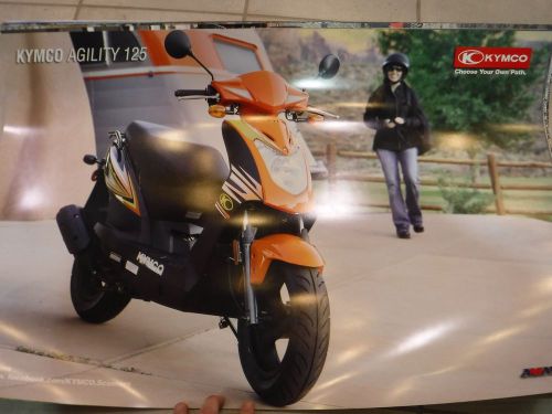 KYMCO AGILITY 125 SCOOTER 2&#039;X3&#039; HEAVY GUAGE POSTER