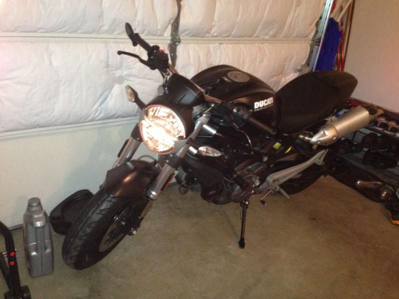 2009 ducati monster 696, low miles, and extras