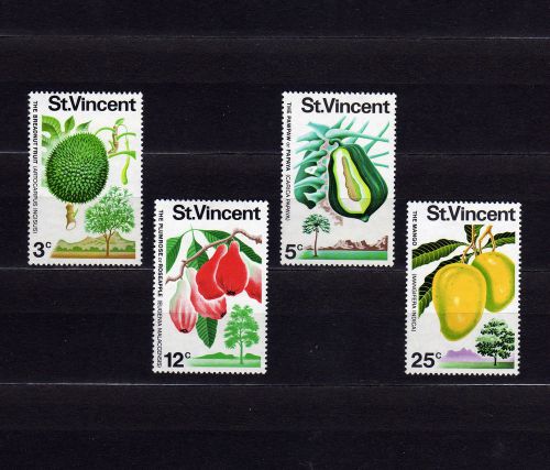 St. vincent #333-336 mnh various fruit