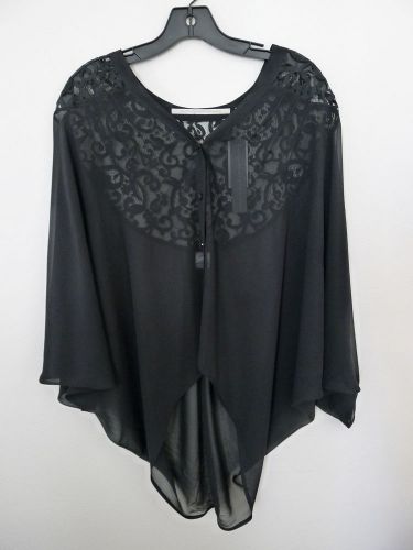 Twelfth Street by Cynthia Vincent Joie Silk Lace Dolman Blouse Top P XS NWT $365