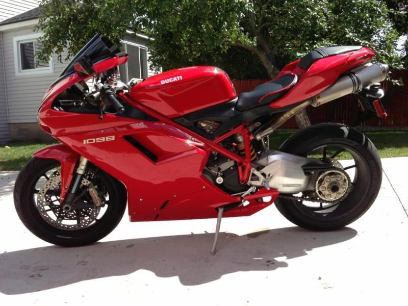 2008 ducati 1098 - excellent cond: red, under 7500 miles, never dropped/tracked