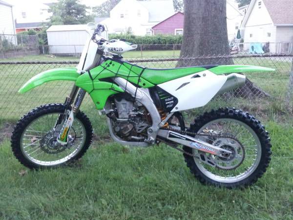 2006 kawasaki kx450f for street bike