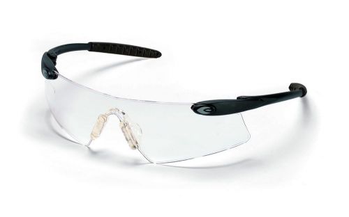 DES110 Desperado Safety Glasses - Clear Anti-Scratch Lens with Black Temples