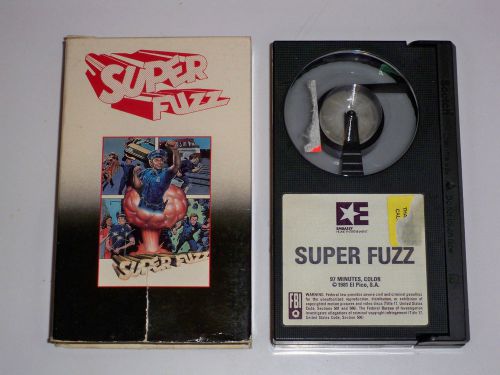 Super fuzz - beta rare - 1981 terence hill ernest borgnine - sci-fi cult embassy